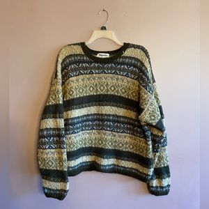 Unisex Hand Knit Wool Sweater
